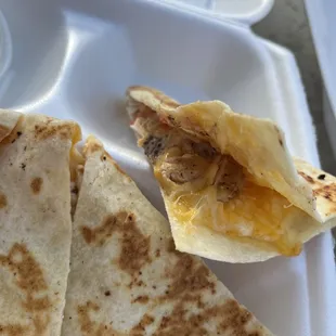 Chicken Thai quesadilla
