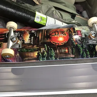 My new first skateboard. Thanks Ben