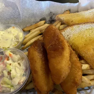 Another Friday fish fry during Lent - all you can eat for $12.95 - good fish and the coleslaw was good - service was fantastic!!