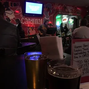 Saturday night karaoke!