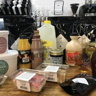 Local Goods sold in the store.