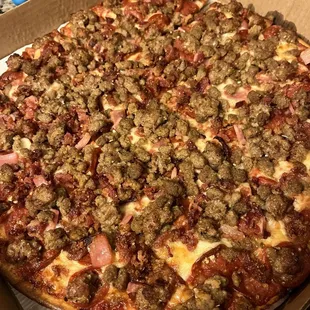pizza, food