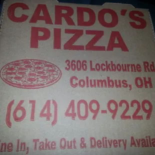 a box of pizza