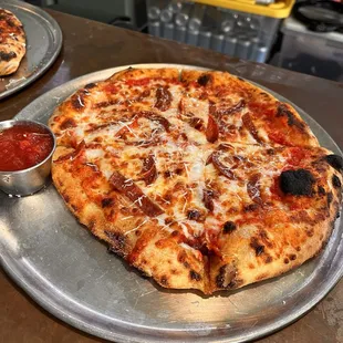 Pepperoni pizza.  Yummy!