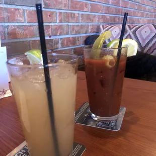 Super spicy Bloody Mary and one of their Autumn Specials