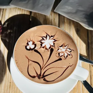 Prettiest hot chocolate ever!