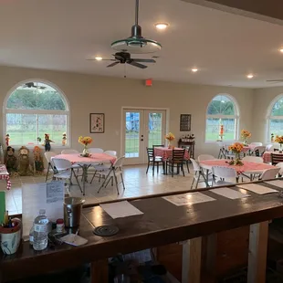 Inside our new tasting room.