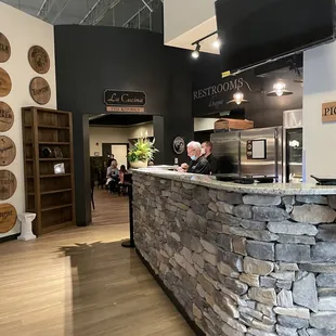 a stone counter