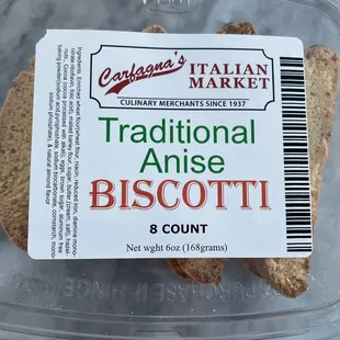 traditional anise biscotti