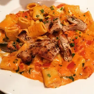 Pasta with Rigatelli Arrabbiato