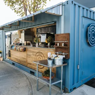 the outside of the building