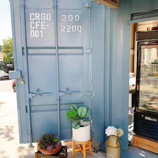 the front of the restaurant