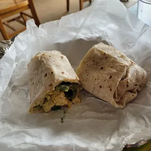 Tofu burrito