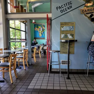 Seating Area at Cargo Coffee