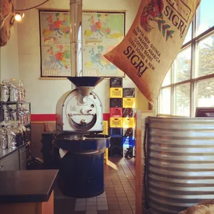 Roasting area at Cargo.
