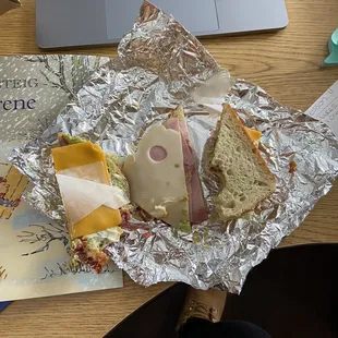 Paper in my sandwich