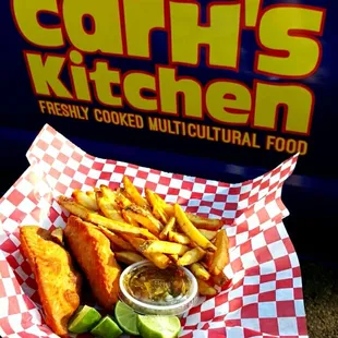 This is their Peruvian Empanadas - OMG! Gimme more please! The fries - they got it down!