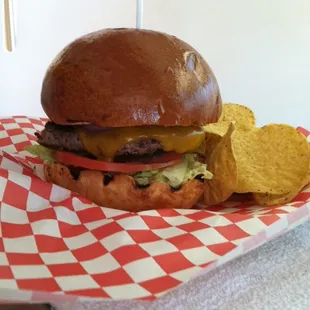 This one is called a Brooklyn Burger. Probably the best tasting burger I have ever had.