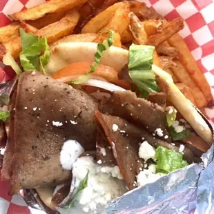 Delicious Queens/Lamb Gyro, yumm!