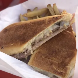 The Cuban sandwich. Literally the best sandwich I have ever eaten.