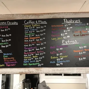 Delicious coffee and coffee-like drinks made by knowledgeable barista/owner who cares about quality ingredients.