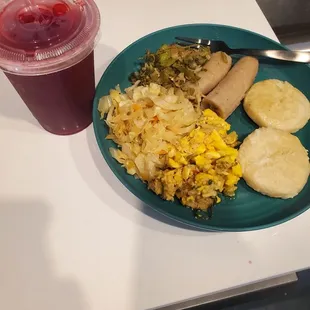 Ackee &amp; Saltfish Callaloo &amp; Saltfish