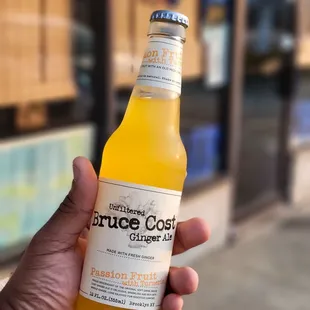 Passion Fruit Ginger Ale w/ Tumeric