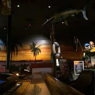 the interior of a restaurant