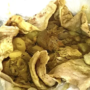 Roti curry chicken (open)