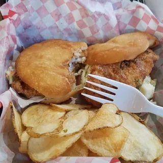 Cabana Fried Fish Slider Basket