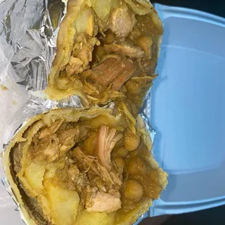 Curry Chicken Roti
