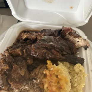 Oxtail and Jerk Chicken Combo