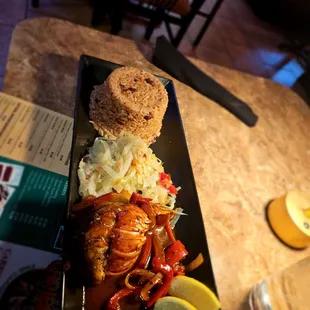 Jerk lobster meal