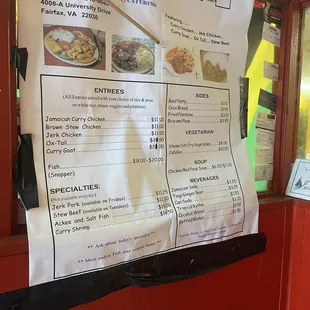 Menu September 2022