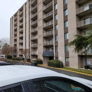 Yes.  They ARE in the apartment building.