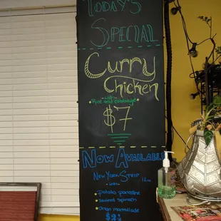 Specials for the Day of Dec6th