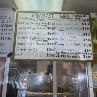 Updated menu prices