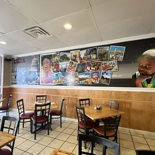 the interior of a restaurant