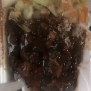 Medium oxtail stew ($16)