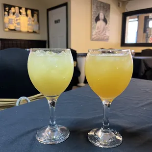 Best-seller: Pineapple Ginger Coconut Juice (left) &amp; Passionfruit Juice ($5, right)