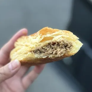 Haitian beef patty