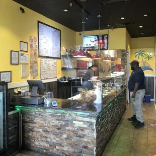 Inside counter, a lot to choose from !!