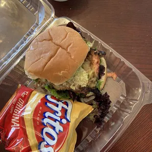 Jerk chicken sandwich