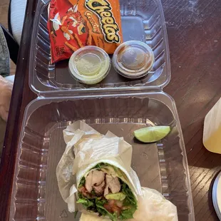 Caribbean Chicken Wrap