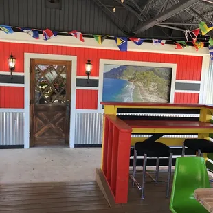 Front door and patio