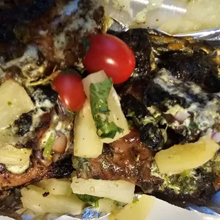 BBQ chicken Trini Style.