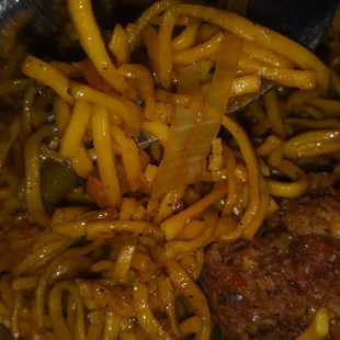 Veggie lo mein is my favorite