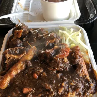Oxtail meal was amazing.