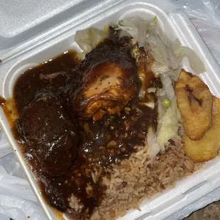 Jerk Chicken Lunch Plate-$7.75 (4/23/24)