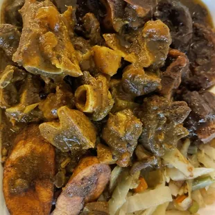 Oxtails &amp; Curry Goat Combo